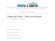 Tablet Screenshot of hindishayari.net